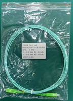 Cordon de Brassage à Fibre Optique Aqua 1.6mm 3.5M Rouge Orange Vert SC APC G657A2 LSZH