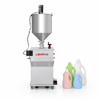 Máquina de Llenado de Pasta Semiautomática Industrial Neumática de Acero Inoxidable SUS304, Dispensador de Materiales Viscosos
