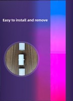 Lámpara de Pie RGB 360 °   Lámpara Emisora de Luz con Sensor de Ritmo Musical para Sala de Juegos e Iluminación de Esquina de Dormitorio, Ambiente de Juego