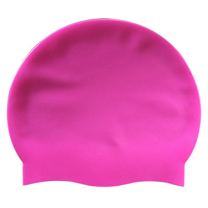 Gorro de natación de silicona para adultos, extra grande, de color sólido, impermeable, para mujeres, para natación y deportes acuáticos - Product Image 2