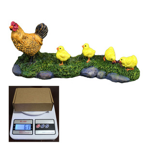 Miniatura Musgo Paisaje Mini Granja Pollo Figuritas Miniatura Gallo <span class=keywords><strong>Gallina</strong></span> y <span class=keywords><strong>Pollito</strong></span> Figuras - Product Image 6