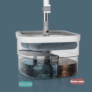 <span class=keywords><strong>Productos</strong></span> <span class=keywords><strong>de</strong></span> <span class=keywords><strong>limpieza</strong></span> para el hogar, cubo y escurridor cuadrado, mopa giratoria - Product Image 5