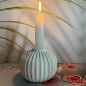 Handmade <b>Resin</b> Art Cast <b>Molds</b> A10040-4 Eco-Friendly PC Ins Style Decorative Ornaments Eco-Friendly Epoxy Candlestick Silicone - Product Image 5