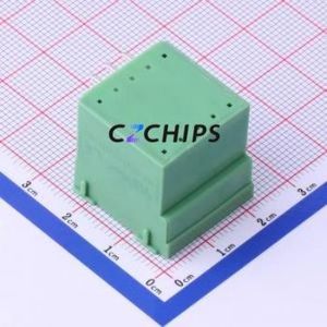 KF2EDGRHM-3.81-2*3P Plug-in Terminal Block Bent Lead Through Hole,P=3.81mm Board-to-Board / Socket - Closed Screw Fixing 2x3P - Product Image 2