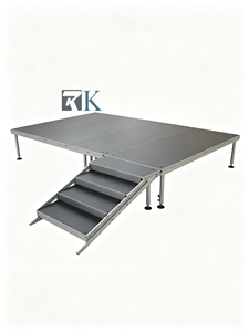 Quick Setup Aluminum Stage Portable Adjustable Music Stage Custom Outdoor Event Stage <b>Platform</b> - Product Image 2