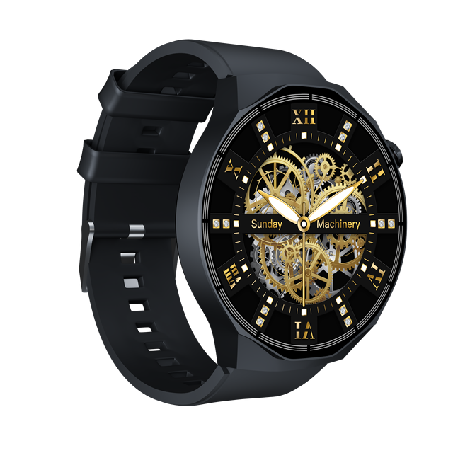 Smartwatch AI Voice Assistant Message Notifications for Calls Local Music Camera Control 123 Sports Modes Workout Tracking