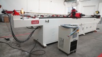 Máquina dobladora de tubos de acero CNC 3D con mandril para pasamanos de escaleras, barandillas, balaustradas, balcones, vallas de vidrio y andamios