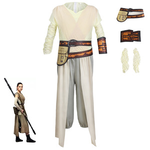 Disfraz de Cosplay de Fala Rey para mujer adulta, disfraz de Star Wars The Force Awakens, traje de Halloween, pantalones, cinturón, brazalete, puños - Product Image 1