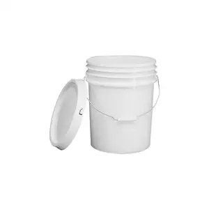 Hỗ trợ tùy chỉnh in logo 5 gallon, xô nhựa 20 L sơn xô với xử lý