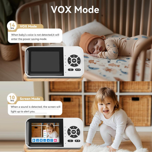 New HD thông minh không dây bé màn hình với máy ảnh và âm thanh tầm nhìn ban đêm 360 ° giám sát Wifi Video bé ngủ Màn hình máy ảnh - Product Image 4