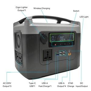 Générateur solaire portable 2000W 2201Wh, station d'alimentation, batterie au phosphate de fer lithium, rack de serveur, stockage d'énergie, radio d'urgence - Product Image 3