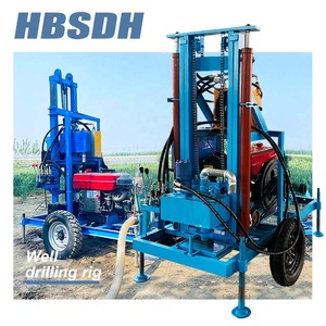 Nhỏ nhỏ DTH giàn khoan thủy lực máy kéo gắn lõi xách tay giá rẻ giếng Giàn Khoan nước giếng khoan máy - Product Image 1