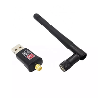 Tarjeta de Red 802.11N de 600 Mbps, Receptor Wifi Inalámbrico, Dongle Wifi de Doble Banda 2.4/5 GHz AC, Adaptador Wifi de 600 Mbps con Antena