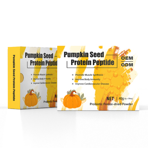 Fabricante OEM/ODM para el mercado estadounidense: Suplemento de proteína de semilla de calabaza y probióticos en polvo liofilizado para hombres, potenciador de la inmunidad. - Product Image 1