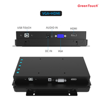 Écran tactile 8 pouces HD VGA à cadre ouvert 500CD compatible avec Android Linux