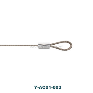 Kit de <span class=keywords><strong>suspension</strong></span> léger en acier inoxydable avec pince à câble pour système de <span class=keywords><strong>suspension</strong></span> de tableaux - Product Image 1