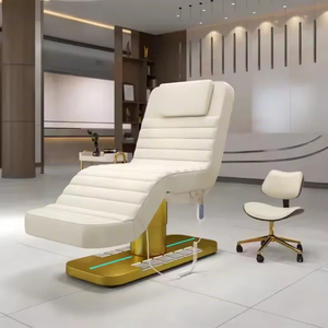 High <b>End</b> Beauty Salon Interior Design Complete Spa Equipment Electric Adjustable <b>Bed</b> Massage Table - Product Image 1