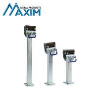 Nouveau support de remorque en acier au carbone galvanisé argenté Maxim, capacité de charge de 2000 kg, 600 mm, pour camping-car, caravane, jambe réglable, rapide