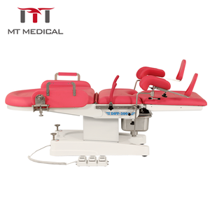 Handmatige gynaecologische onderzoekstafel met beensteunen, ziekenhuismodel, voor operaties. - Product Image 5