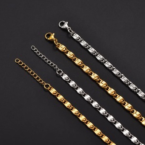 Pulsera Clásica de Acero Inoxidable, Cadena de Eslabones con Forma de Clip, Estilo Hip Hop, Impermeable, para Tobillo, Joyería Minimalista, Regalo - Product Image 3