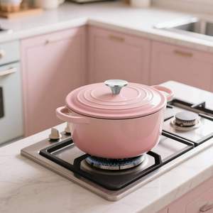 Olla Redonda <span class=keywords><strong>de</strong></span> <span class=keywords><strong>Hierro</strong></span> <span class=keywords><strong>Fundido</strong></span> Esmaltado <span class=keywords><strong>de</strong></span> Grado Alimenticio con Tapa, Precio <span class=keywords><strong>de</strong></span> Fábrica al por Mayor, Cacerola <span class=keywords><strong>de</strong></span> <span class=keywords><strong>Hierro</strong></span> <span class=keywords><strong>Fundido</strong></span> No Tóxica, Horno Holandés - Product Image 6