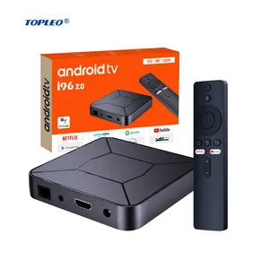 Topleo Satellite Tv Receiver 4k Android I96 Mini II Amlogic S905W2 Smart 4K TV Box Set Top Box