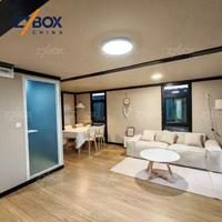 Maison modulaire de luxe préfabriquée extensible sur deux étages avec balcon pour investissement immobilier aux États-Unis et en Australie