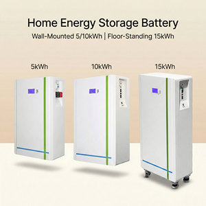 48V 200AH 10KW Home <b>Storage</b> Solar <b>Energy</b> <b>System</b> With Wall Mounted CAN IP65 Smart BMS 51.2V for 10kwh Battery NEHC0001 10kwh Home - Product Image 2