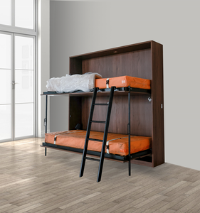 Индивидуальные современные компактные одноразмерные Складные Настенные кровати, чердак, скрытые двухъярусные кровати - Product Image 2