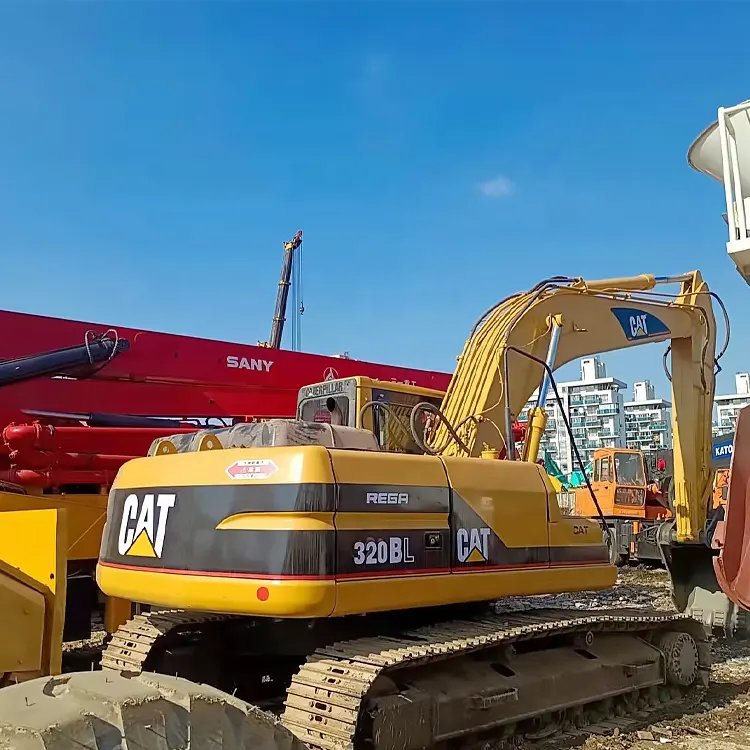 รถขุด CAT มือสอง cat320B 320D2 รถขุด CAT ดั้งเดิม 320 330 315 306 ขายเครื่อง