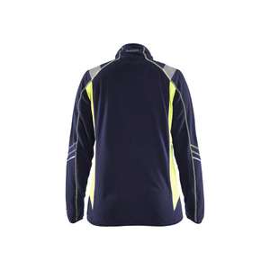 BLAKLADER - 497310108933M Chaqueta de microfibra para mujer Azul marino/Amarillo Hi-vis-EAN 7330509684245 CHAQUETAS DE TRABAJO - Product Image 2