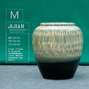 <span class=keywords><strong>Maison</strong></span> modèle moderne grand vase de sol en céramique pour arrangement floral dans le salon villa hôtel pot de poterie articles de décoration - Product Image 4