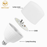 Ampoule LED Matière Première Pièces Production Blanc Chaud/lumière du jour 20W/30W/40W/50W E27/B22 Ampoule Led Haute