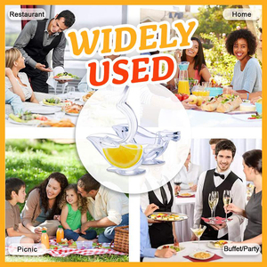 Presse-agrumes manuel Transparent Acrylique Elegance Forme d'oiseau Presse-citron Outils de cuisine Gadgets - Product Image 6