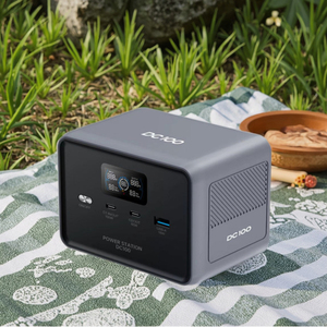 Station d'alimentation portable compacte et légère 100W 96Wh LiFePO4 avec entrée solaire à charge rapide 100W pour l'extérieur - Product Image 2
