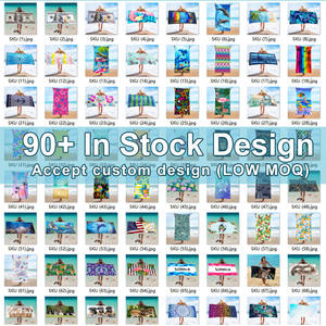 OEM nhà máy tùy chỉnh sợi nhỏ khăn với logo in mùa hè lớn rPet bông terry khuyến mãi khách sạn phòng tập thể dục thể thao tắm bãi biển Khăn - Product Image 4