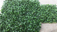 Sonnenschutz Künstliche Lorbeerblatt Hecken platte Gras matte vertikale Kunststoff grüne Pflanze Laub Wand Hecke Zaun