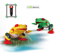 Télécommande infrarouge électrique en plastique pour jouet grenouille avec son, portée 10m, utilisation intérieure-extérieure
