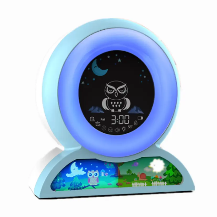 Kids Children Sleep Trainer for Toddlers Nap Timer Wake up Night Light Alarm Clock for Bedroom Best Gift For Teens Girls Boys