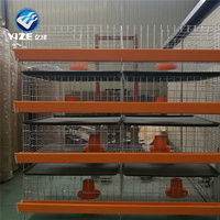 Cage d'élevage de poussins à 4 niveaux de type H pour Offre Spéciale de couches