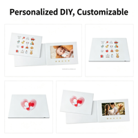 Brochure Pubblicitaria Personalizzata A5 con Schermo LCD HD Digitale da 7 Pollici, Alta Configurazione per Affari e Pubblicità