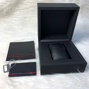 Premium Black Leatherette <b>Watch</b> Box Custom Wrist <b>Watch</b> Packaging <b>Case</b> with accessories Protective <b>Case</b> for Mechanical <b>Watches</b> - Product Image 3