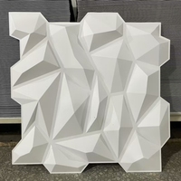 Wallpaper Dekorasi Interior Rumah Warna Putih Produksi Pabrik Langsung, Panel Dinding dan Ubin PVC 3D