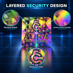 Laser-VOID-Sicherheits-Hologramm-Etikett, Individuelles 3D-Hologramm-Label für Unternehmen, manipulationssicherer Siegelaufkleber - Product Image 1
