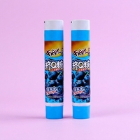 Tubes cylindriques en aluminium-plastique de qualité alimentaire, écologiques, avec impression UV de surface de luxe, 12,7-35 mm, bouchon à vis, pour dentifrice