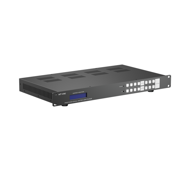 8K 60HZ HDMI Matrix Switcher 4x4 4 in 4 Out W/ 3.5mm Audio, Support Web/APP/IR/RS232
