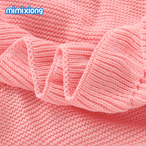 MIMIXIONG 100% coton biologique en gros pondéré <span class=keywords><strong>Crochet</strong></span> couette poussette grosse couverture d'emmaillotage - Product Image 2