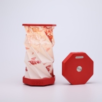 Lampe en papier pliable, lampe de bureau LED écologique, haut-parleur pour téléphone portable, salon, camping en plein air, haut-parleurs sans fil