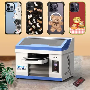 UV Printer Flat Small Wood Glass Glass Glass Bottle Cylindrical Inkjet Mobile Phone Shell LOGO Production Printing Machine