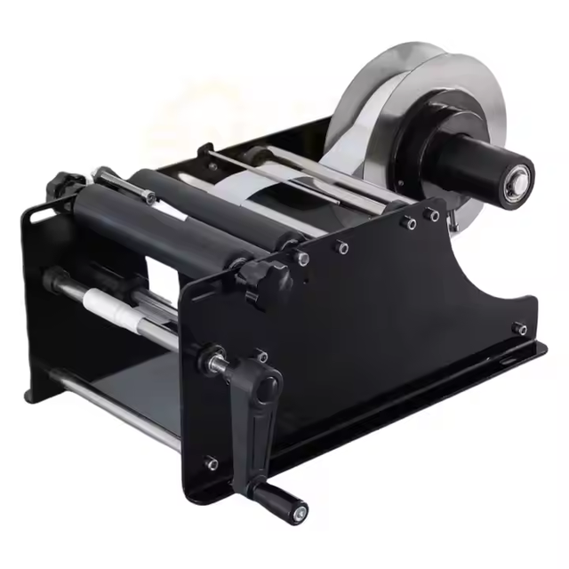 Manual Labeling Machine Round Bottle Self Adhesive Tape Handle Labeling Machine Bottle Packaging Machine